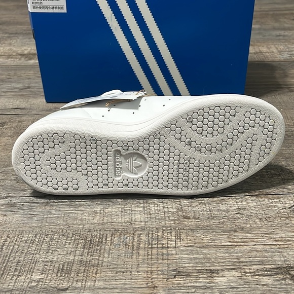 NWT Adidas Originals Stan Smith Women's Shoes - White/Green - Q47226 - Picture 7 of 9
